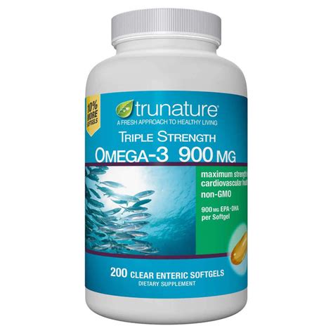 trunature triple strength omega 3